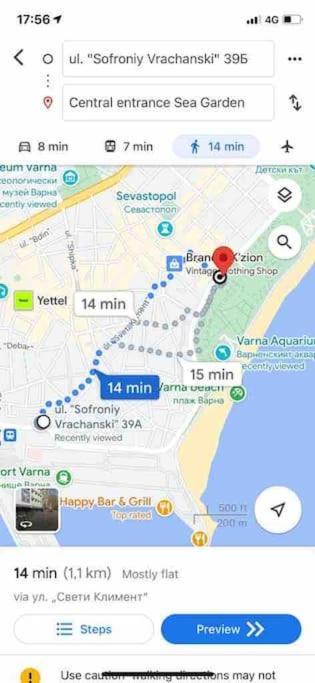 New Luxury Furnished Apartment - Beach, Varna Center & Fast Wi-Fi Экстерьер фото